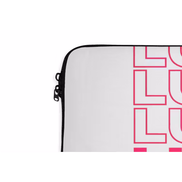 Laptophoes - Lucky - Roze - Patroon — 6