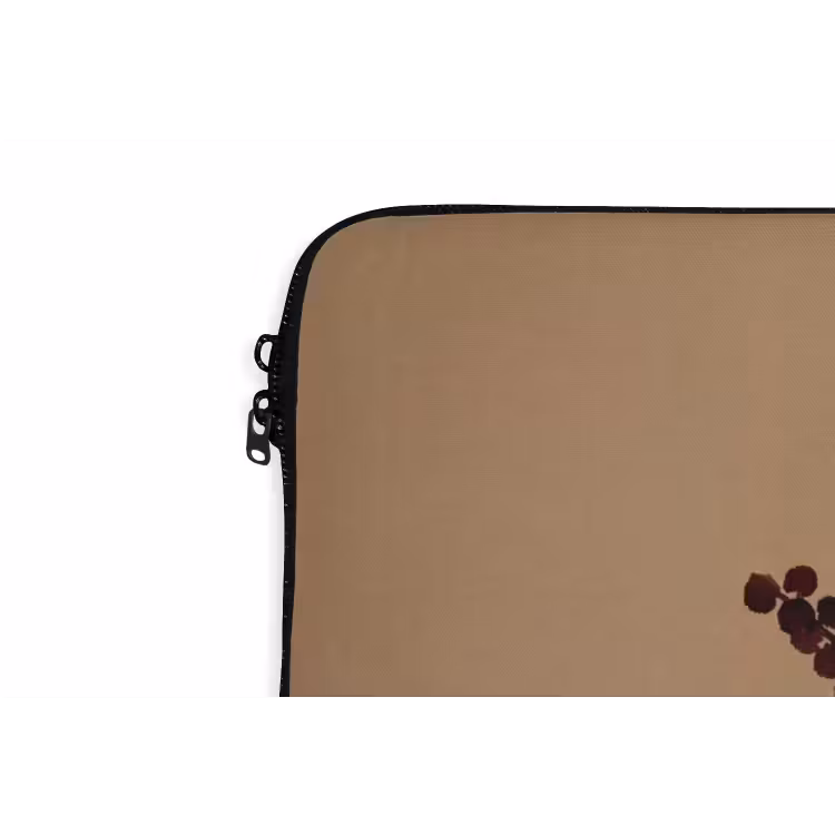 Laptophoes - Minimalistisch - Vaas - Bloemen - Bruin — 6