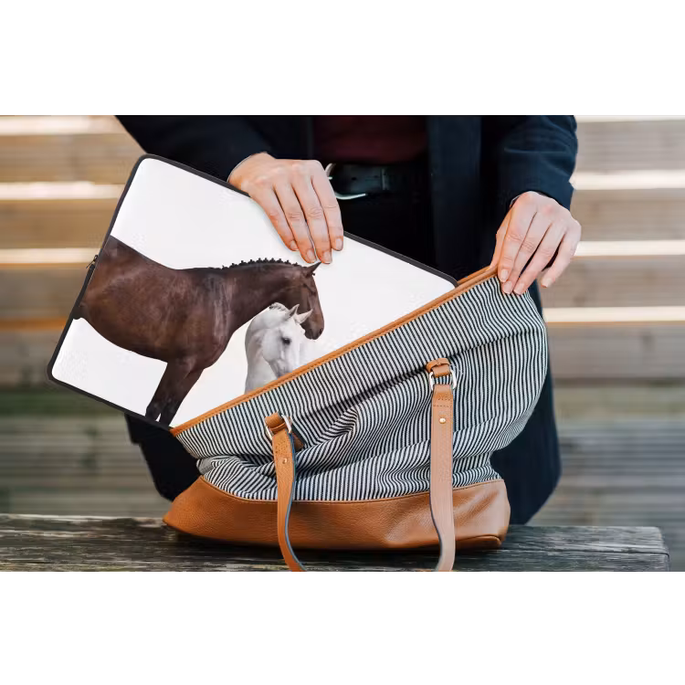 Laptophoes - Paard - Modern - Balans — 4