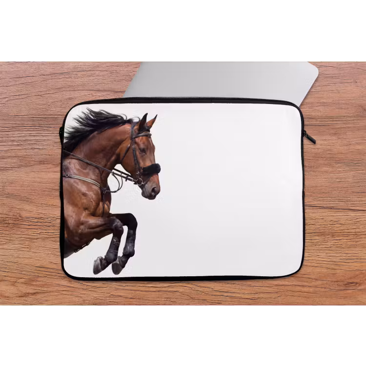Laptophoes - Paard - Springen - Modern — 2