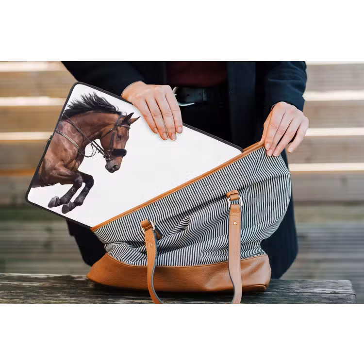 Laptophoes - Paard - Springen - Modern — 4