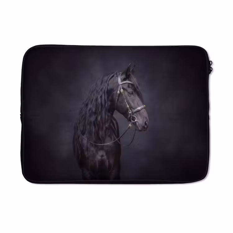Laptophoes - Portret - Paard - Donker — 5
