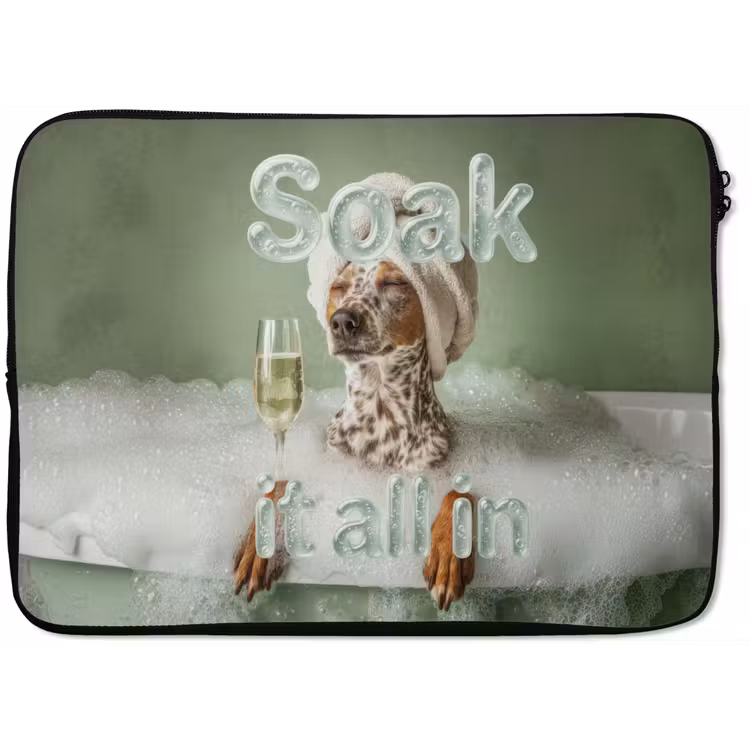 Laptophoes - Soak it all in - Hond - Bad — 1