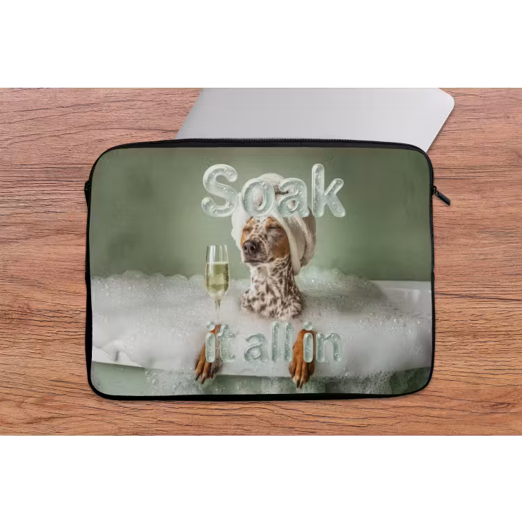 Laptophoes - Soak it all in - Hond - Bad — 2