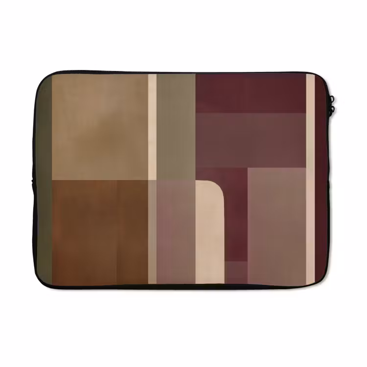 Laptophoes - Vlakken - Abstract - Bordeaux - Lijnen — 5