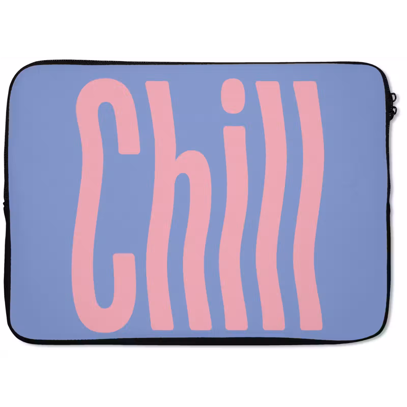 Laptophoes - Chill - Roze - Blauw - Golvend — 1