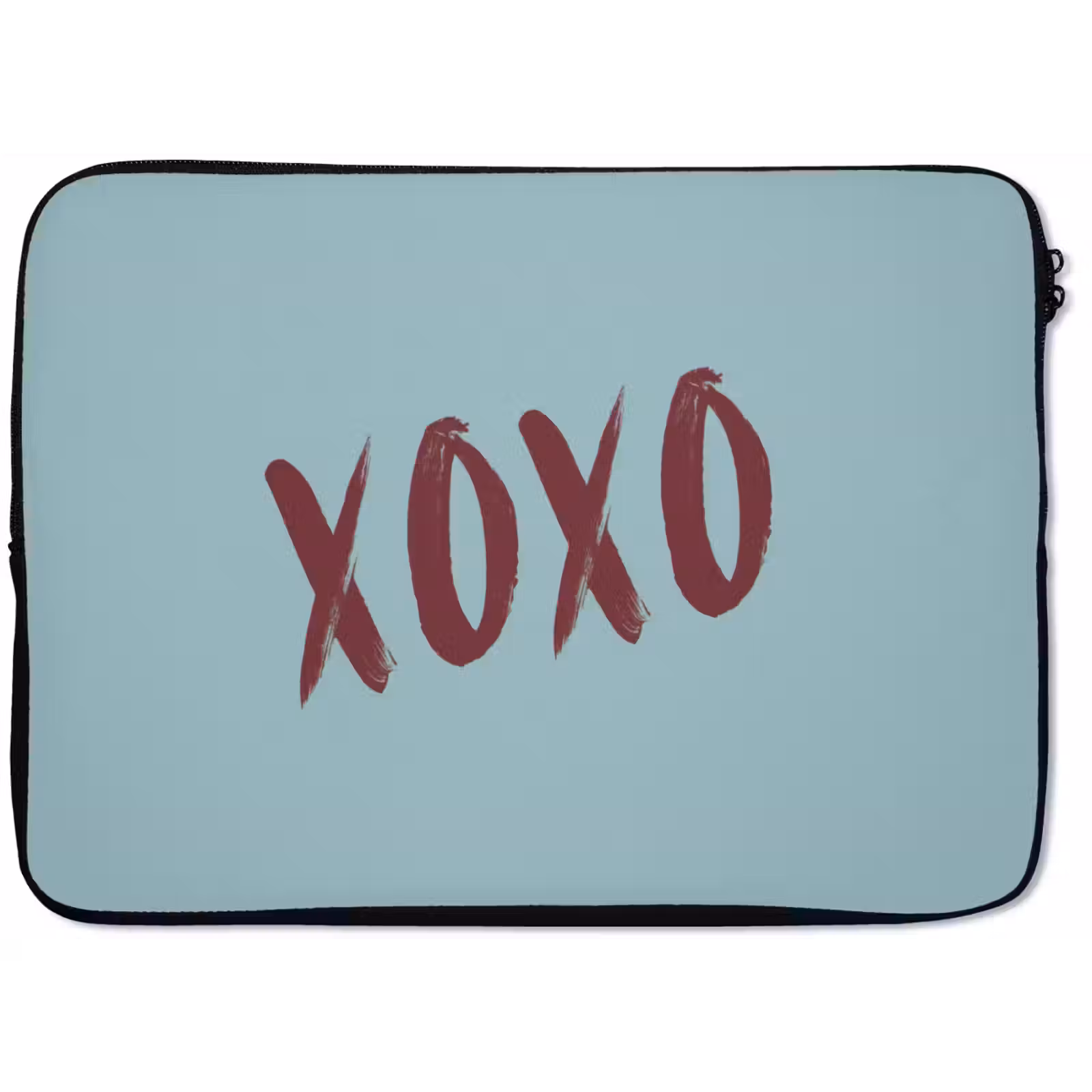 Laptophoes - XOXO - Blauw - Rood — 1