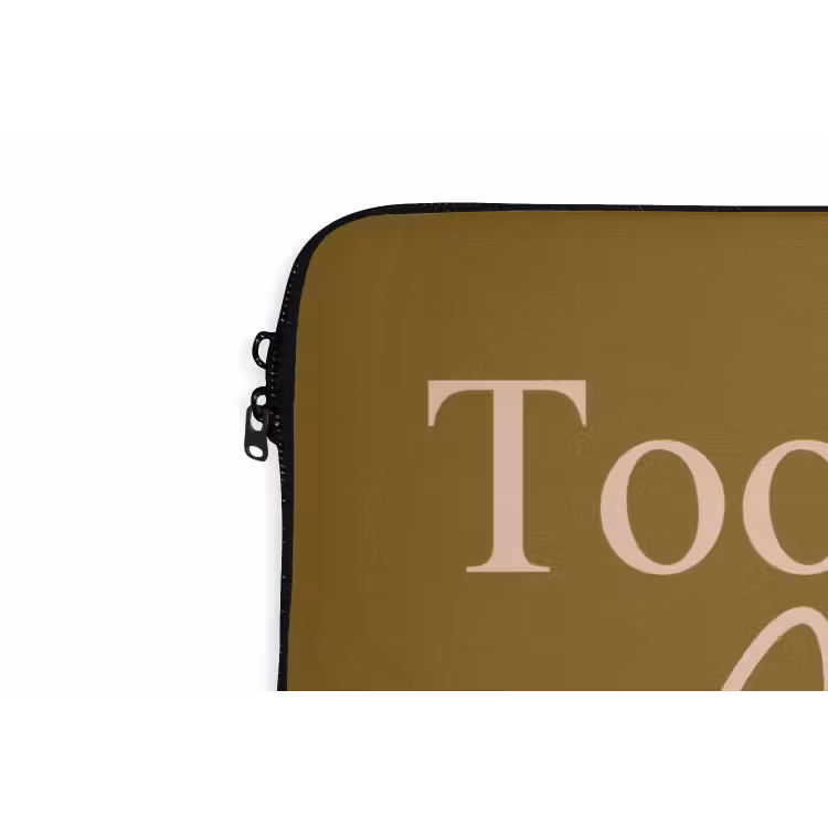 Laptophoes - Groen - Too old for cher - Roze — 6