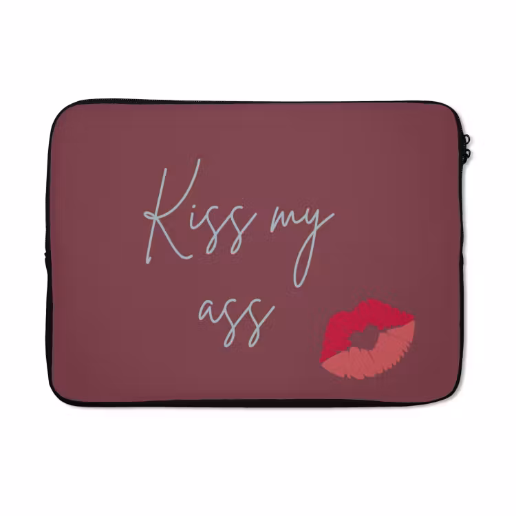 Laptophoes - Kiss my ass - Lip - Bordeaux — 5