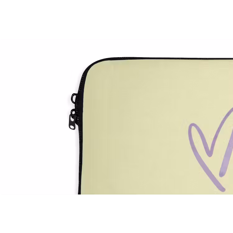Laptophoes - Oh darling - Geel - Hart — 6
