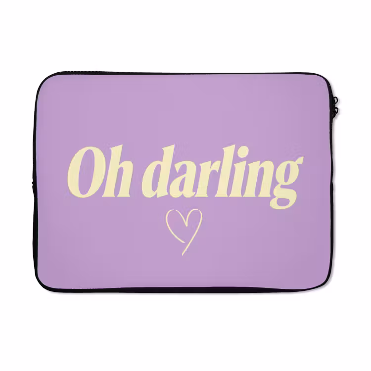 Laptophoes - Oh darling - Hart - Paars — 5