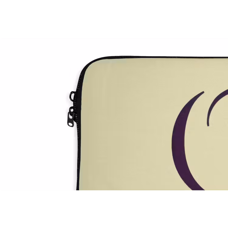 Laptophoes - Oh hi - Geel - Monogram — 6