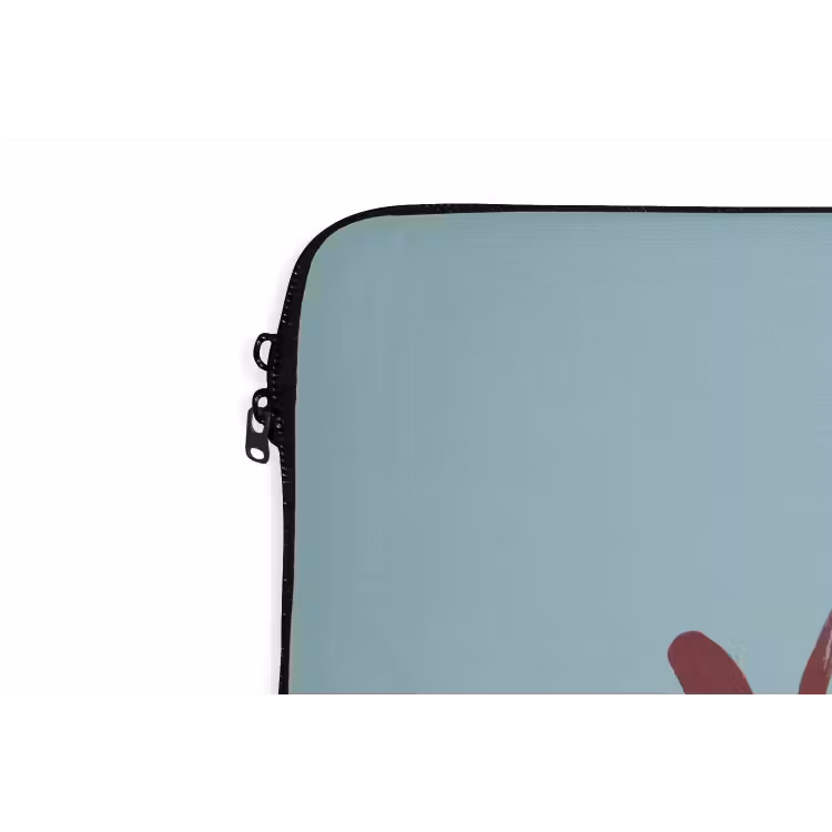 Laptophoes - XOXO - Blauw - Rood — 6