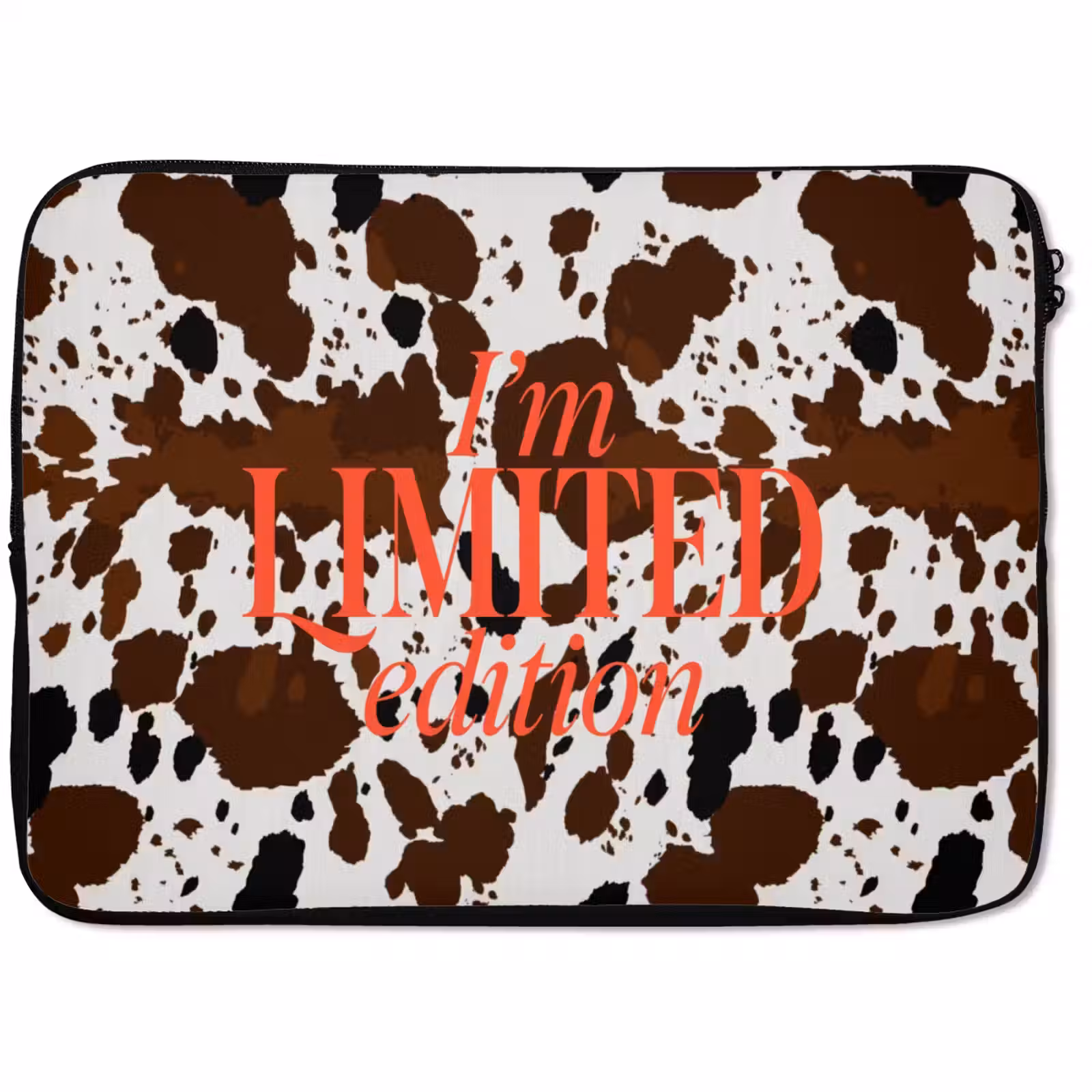 Laptophoes - Koeienprint - Limited edition - Rood — 1