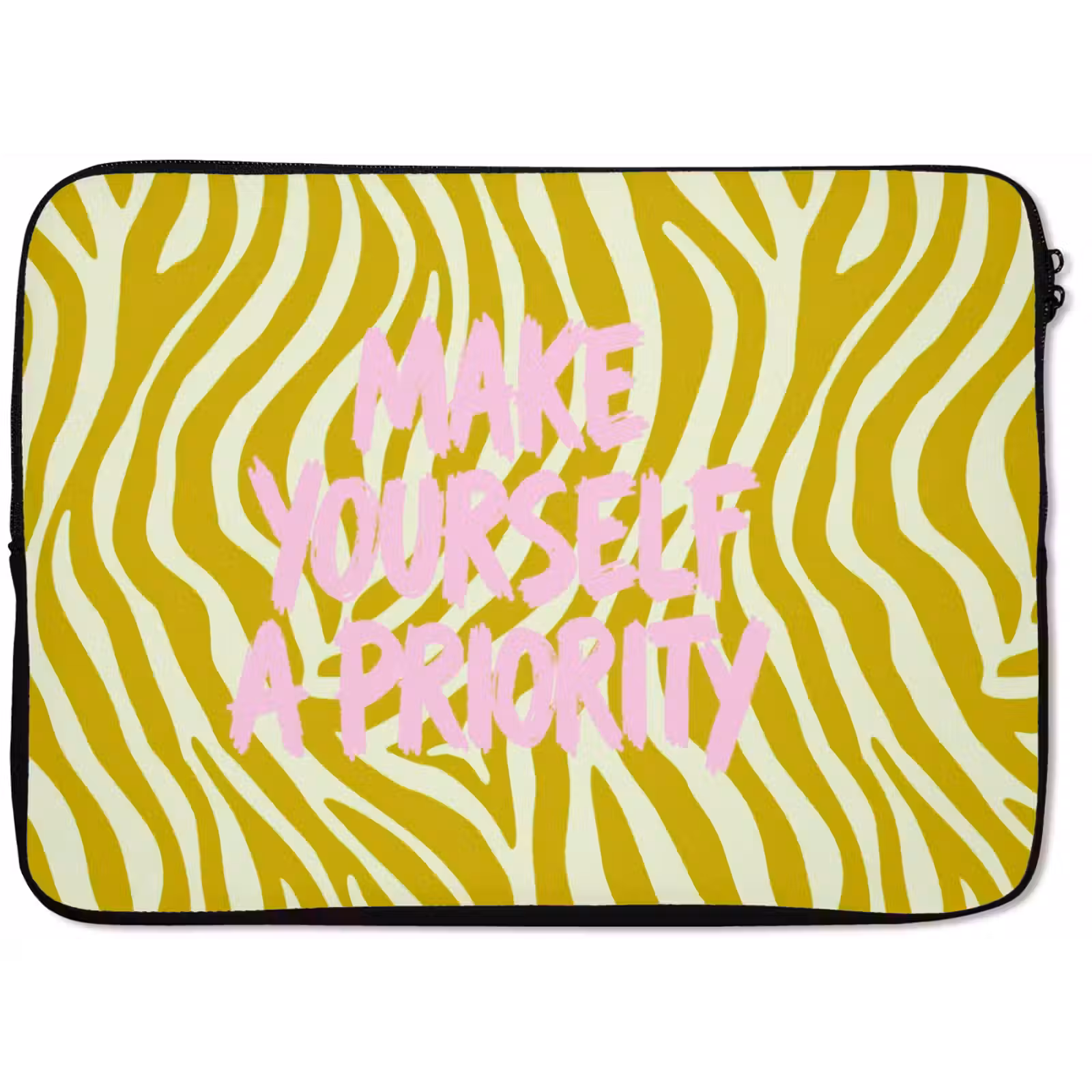 Laptophoes - Zebraprint - Priority - Roze — 1