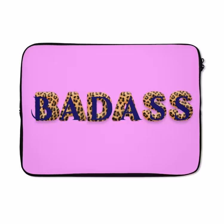 Laptophoes - Felroze - Badass - Panterprint - Schaduw — 5