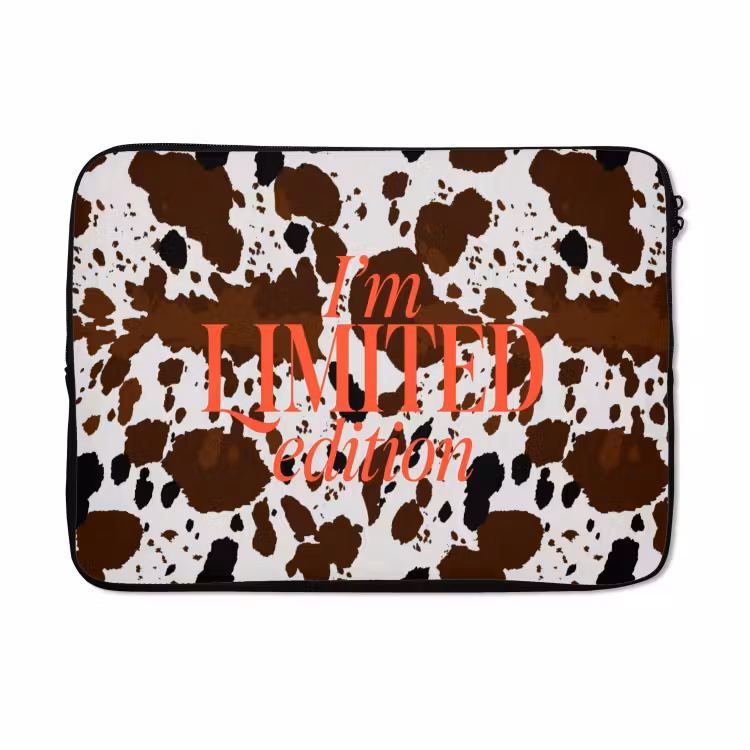 Laptophoes - Koeienprint - Limited edition - Rood — 5