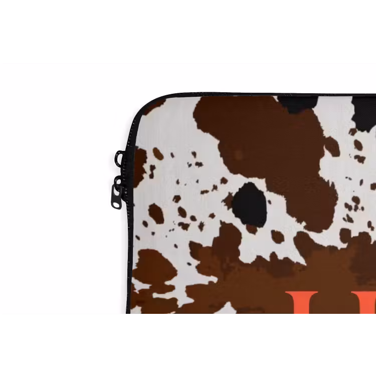 Laptophoes - Koeienprint - Limited edition - Rood — 6