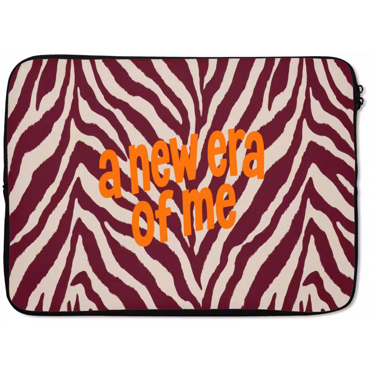 Laptophoes - New era - Bordeaux - Zebraprint — 1