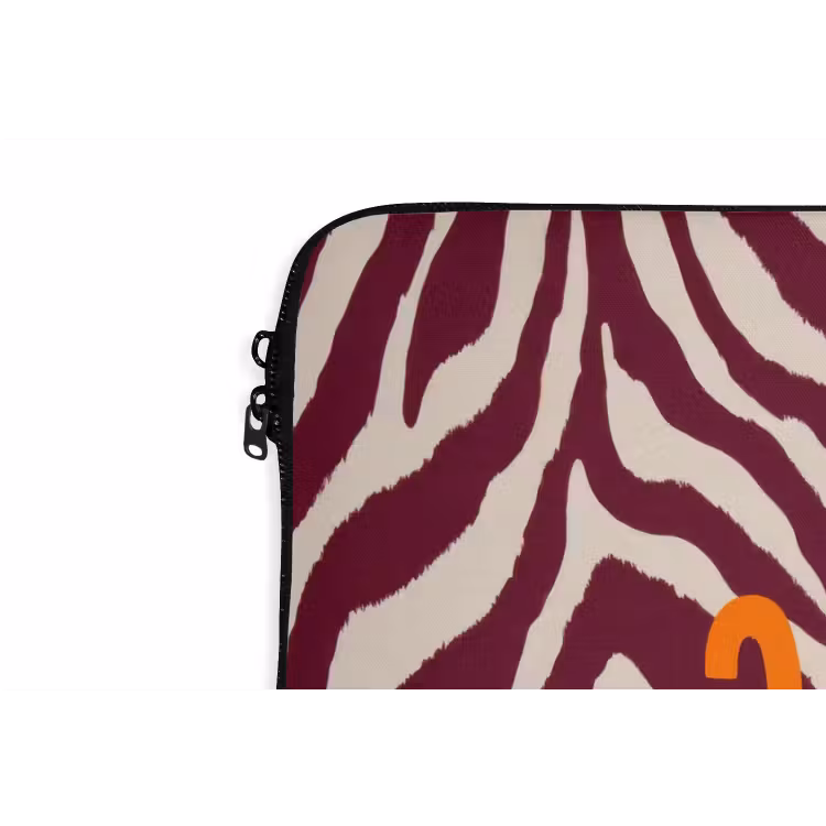 Laptophoes - New era - Bordeaux - Zebraprint — 6