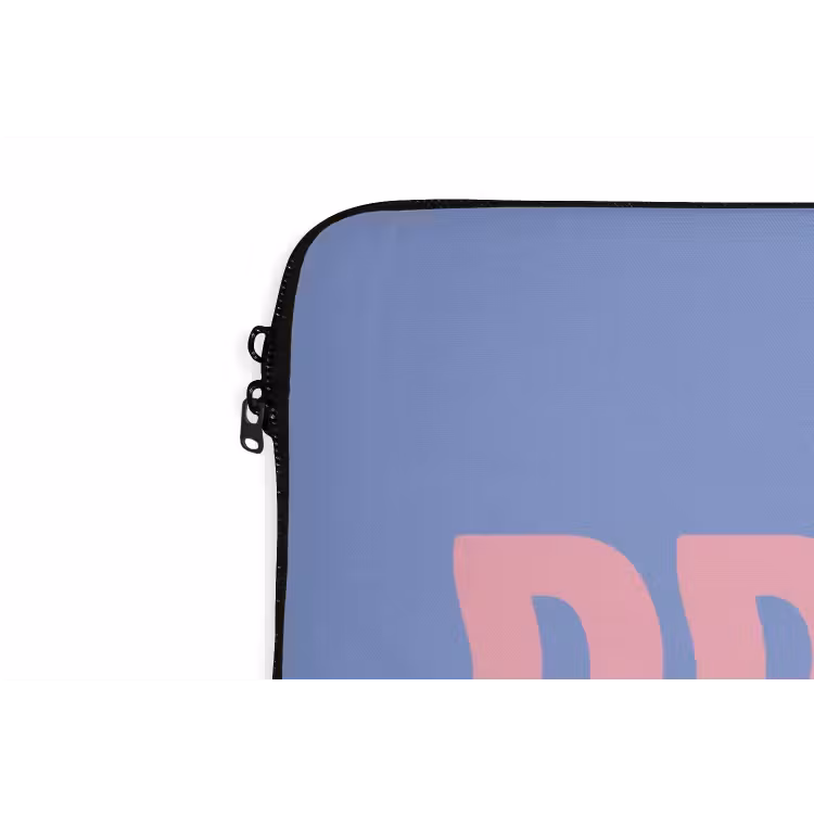 Laptophoes - Pretty - Roze - Blauw - Golvend — 6
