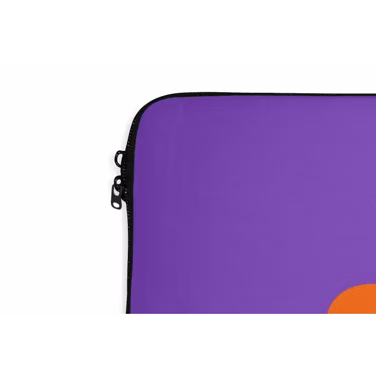 Laptophoes - See the good - Oranje - Paars - Smiley — 6