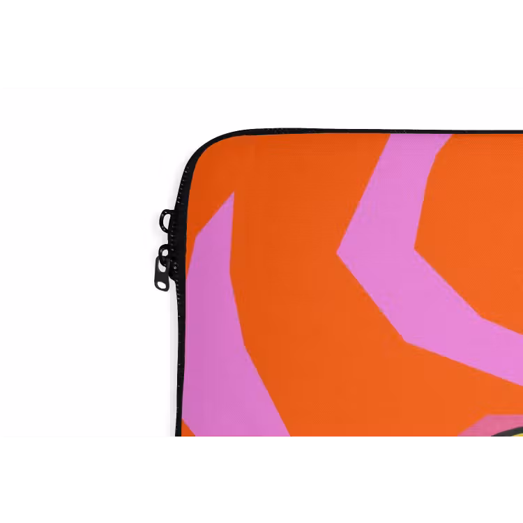 Laptophoes - Zebraprint - Grafisch - COOL - Oranje — 6