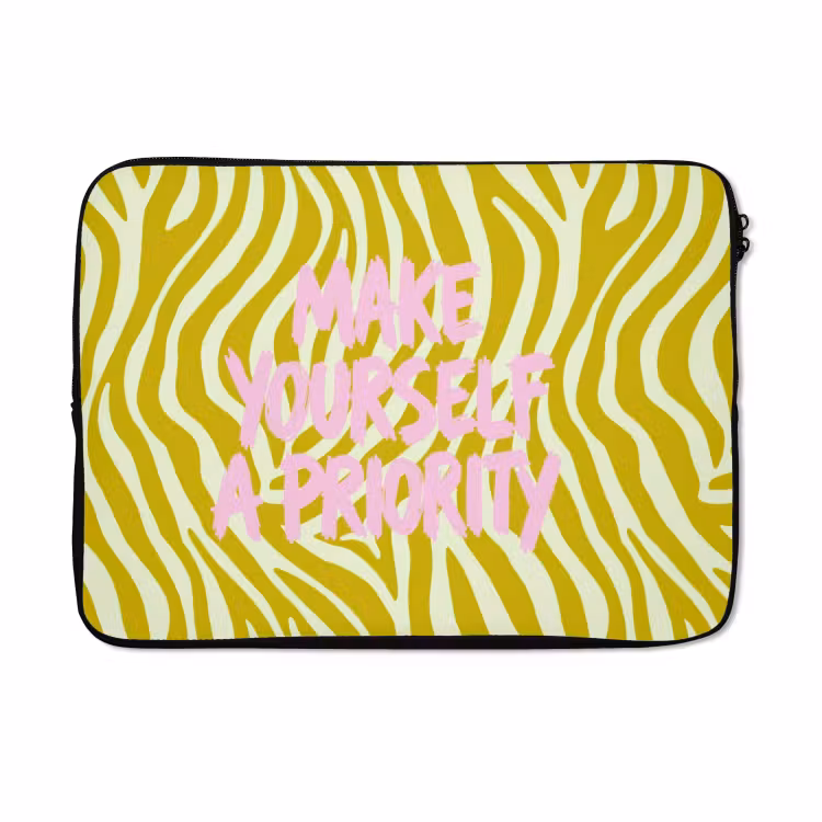 Laptophoes - Zebraprint - Priority - Roze — 5