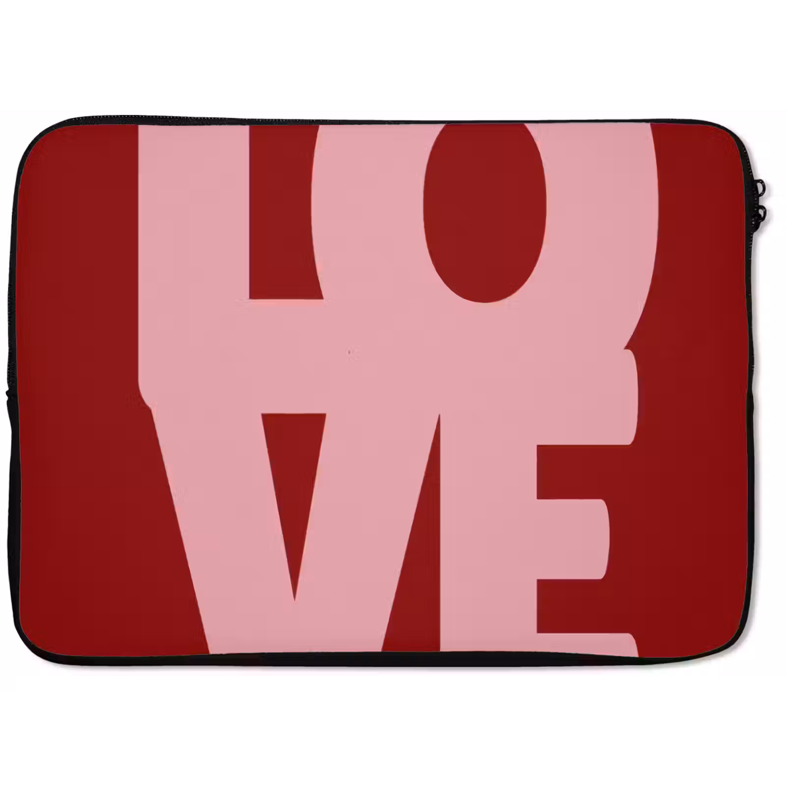 Laptophoes - Love - Rood - Blokletters — 1