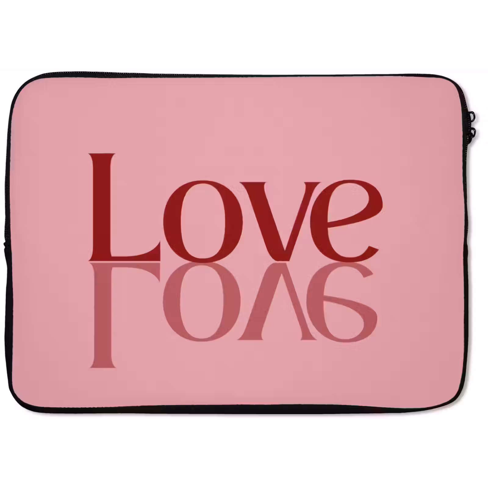 Laptophoes - Love - Roze - Spiegeling — 1