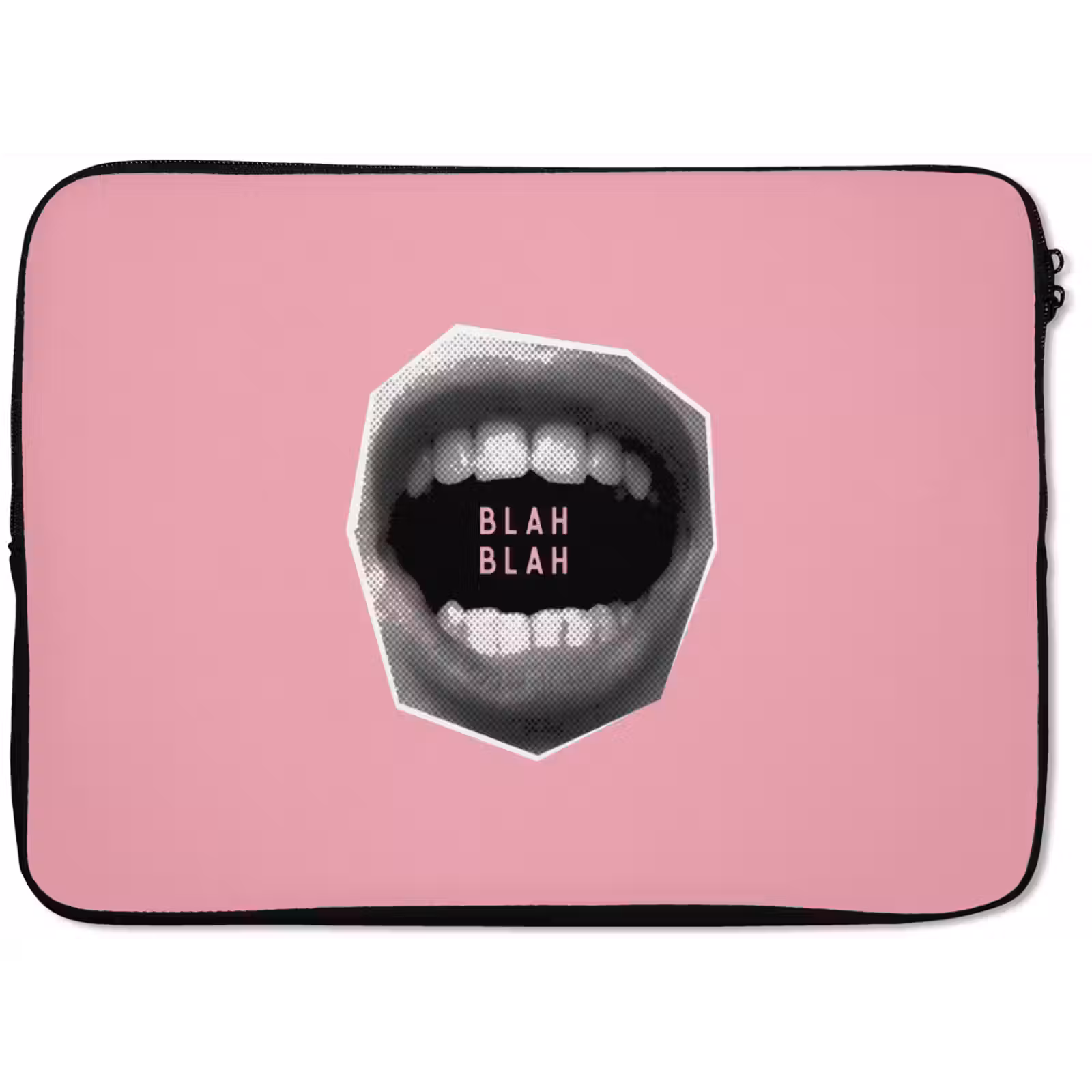Laptophoes - Mond - BLAH BLAH - Roze — 1