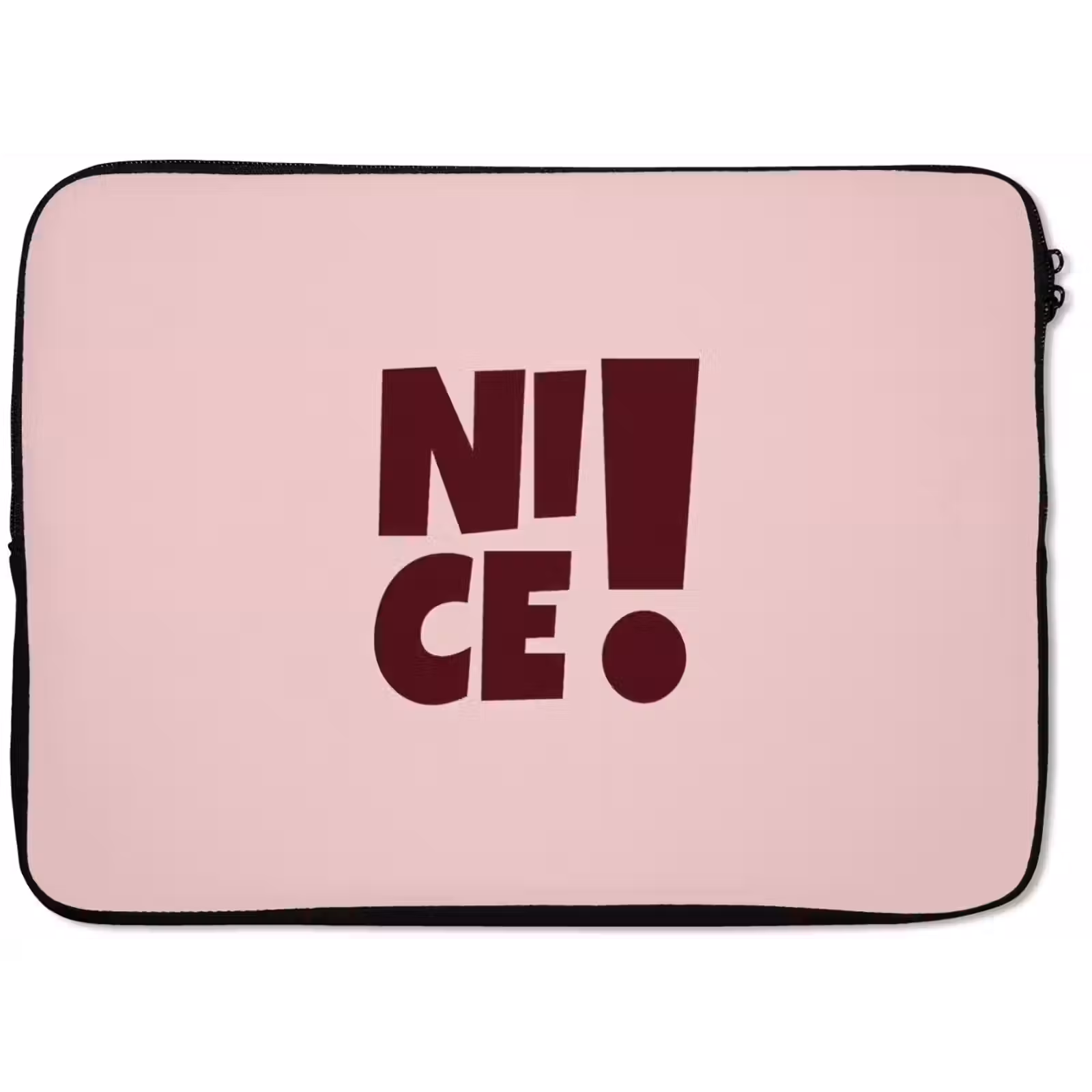 Laptophoes - Nice - Uitroepteken - Roze — 1