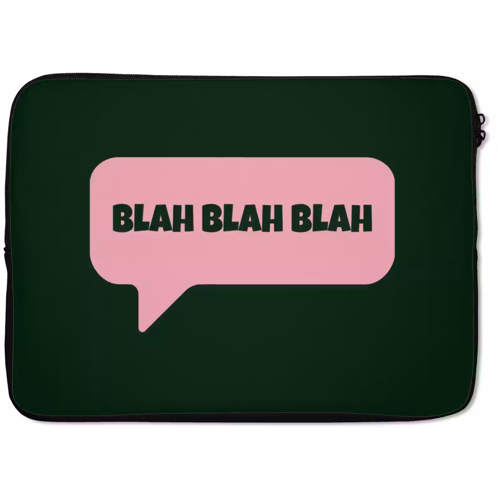 Laptophoes - Tekstwolk - BLAH BLAH BLAH - Roze — 1