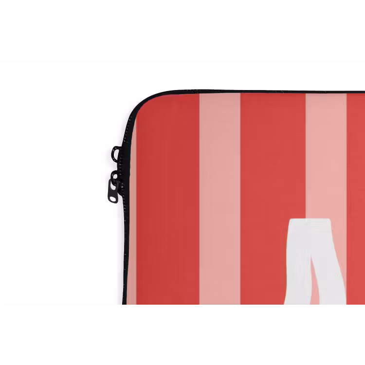 Laptophoes - Amor - Strepen - Rood - Roze — 6