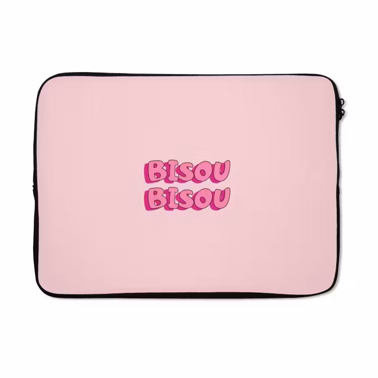 Laptophoes - Bisou - Roze - Schaduw — 5