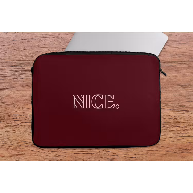 Laptophoes - Bordeaux - Nice - minimalistisch — 2