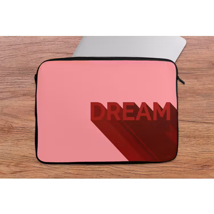 Laptophoes - Dream - 3D - Rood - Roze — 2