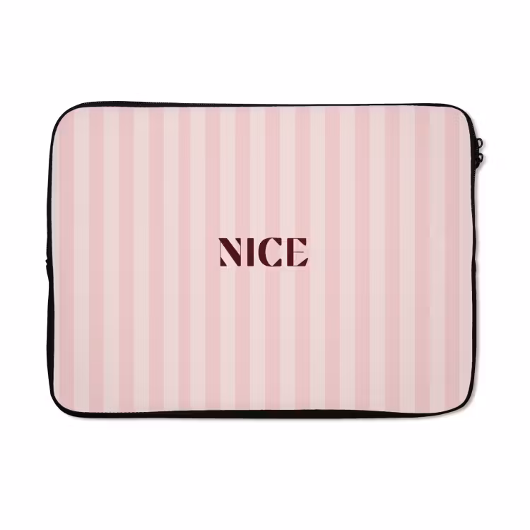 Laptophoes - Nice - Strepen - Roze — 5