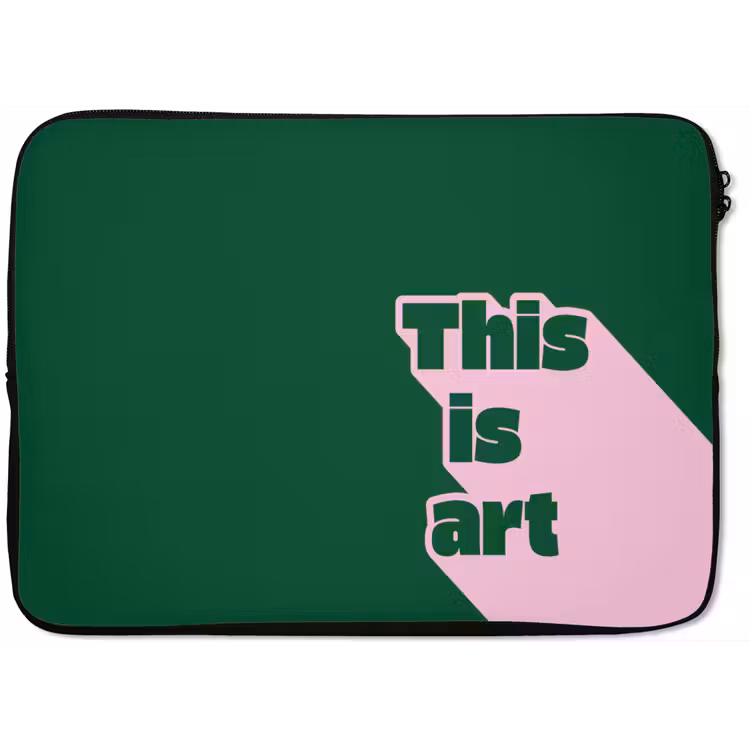 Laptophoes - This is art - Schaduw - Roze — 1