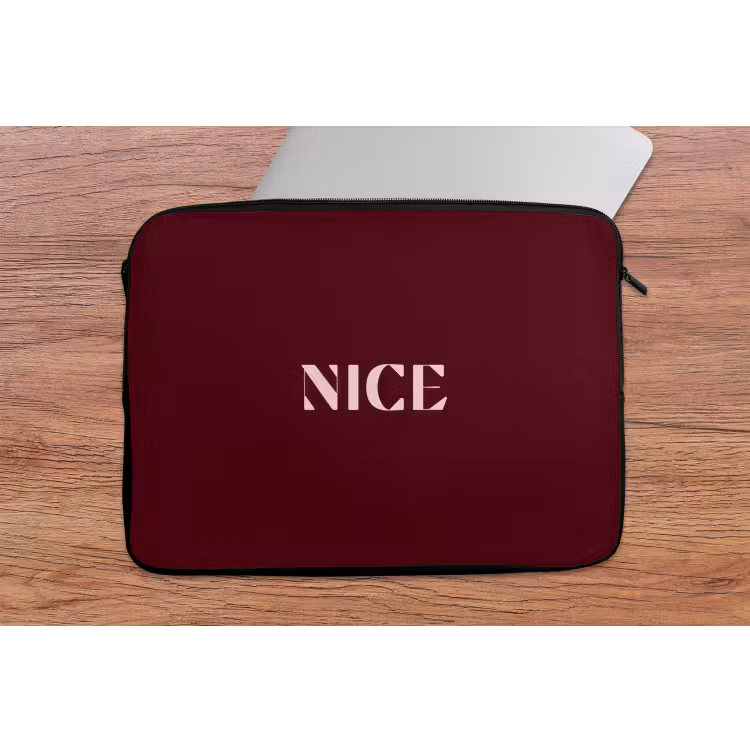 Laptophoes - Nice - Bordeaux - Roze — 2