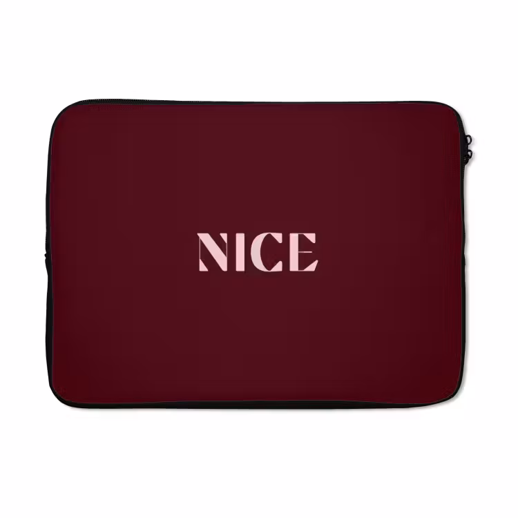 Laptophoes - Nice - Bordeaux - Roze — 5