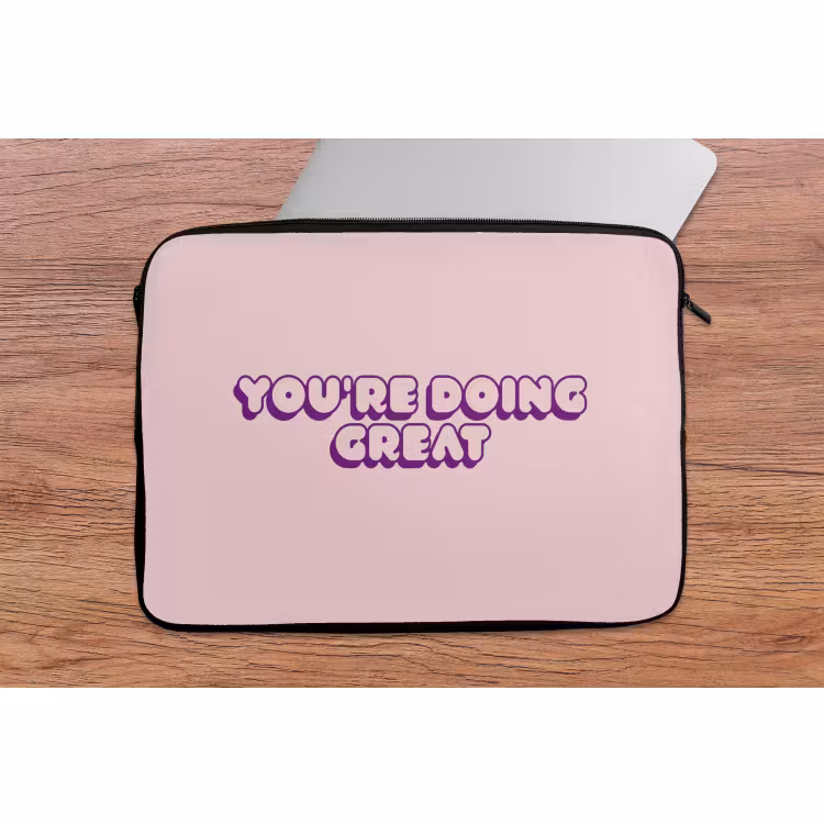 Laptophoes - You're doing great - roze - 3D — 2