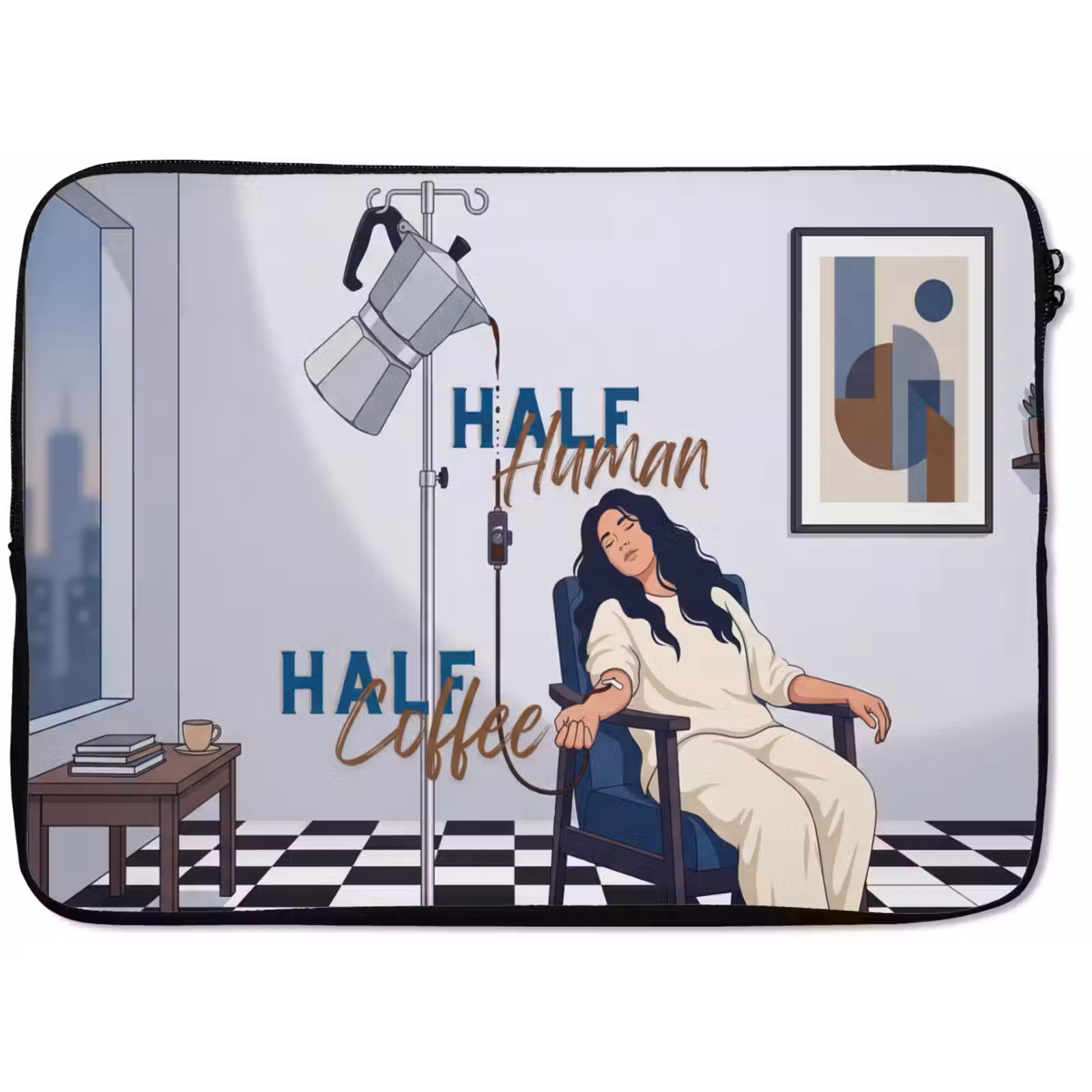 Laptophoes - Half human, Half Coffee - Infuus - Koffie — 1