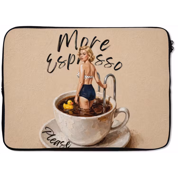 Laptophoes - More espresso - Koffie - Eend — 1