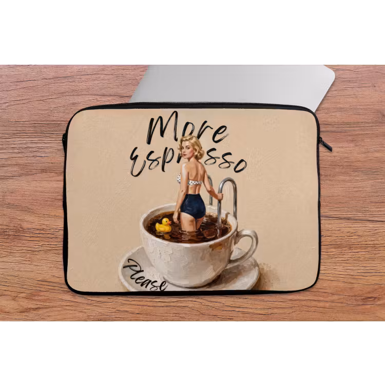 Laptophoes - More espresso - Koffie - Eend — 2