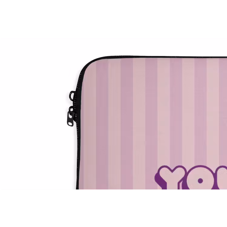 Laptophoes - Paars - Strepen - You're doing great - Schaduw — 6