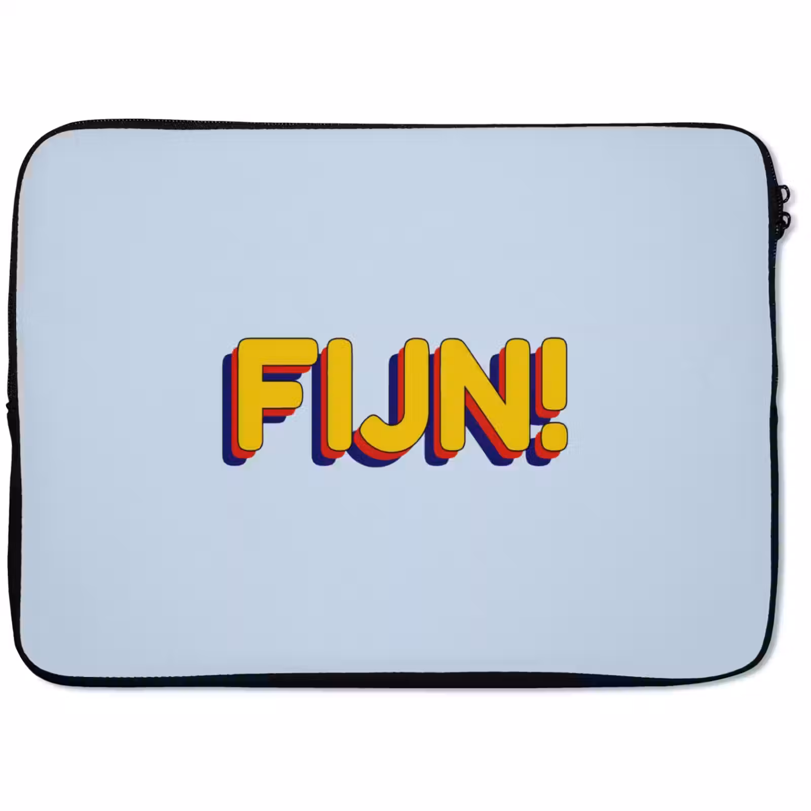 Laptophoes - Fijn - Geel - Oranje — 1