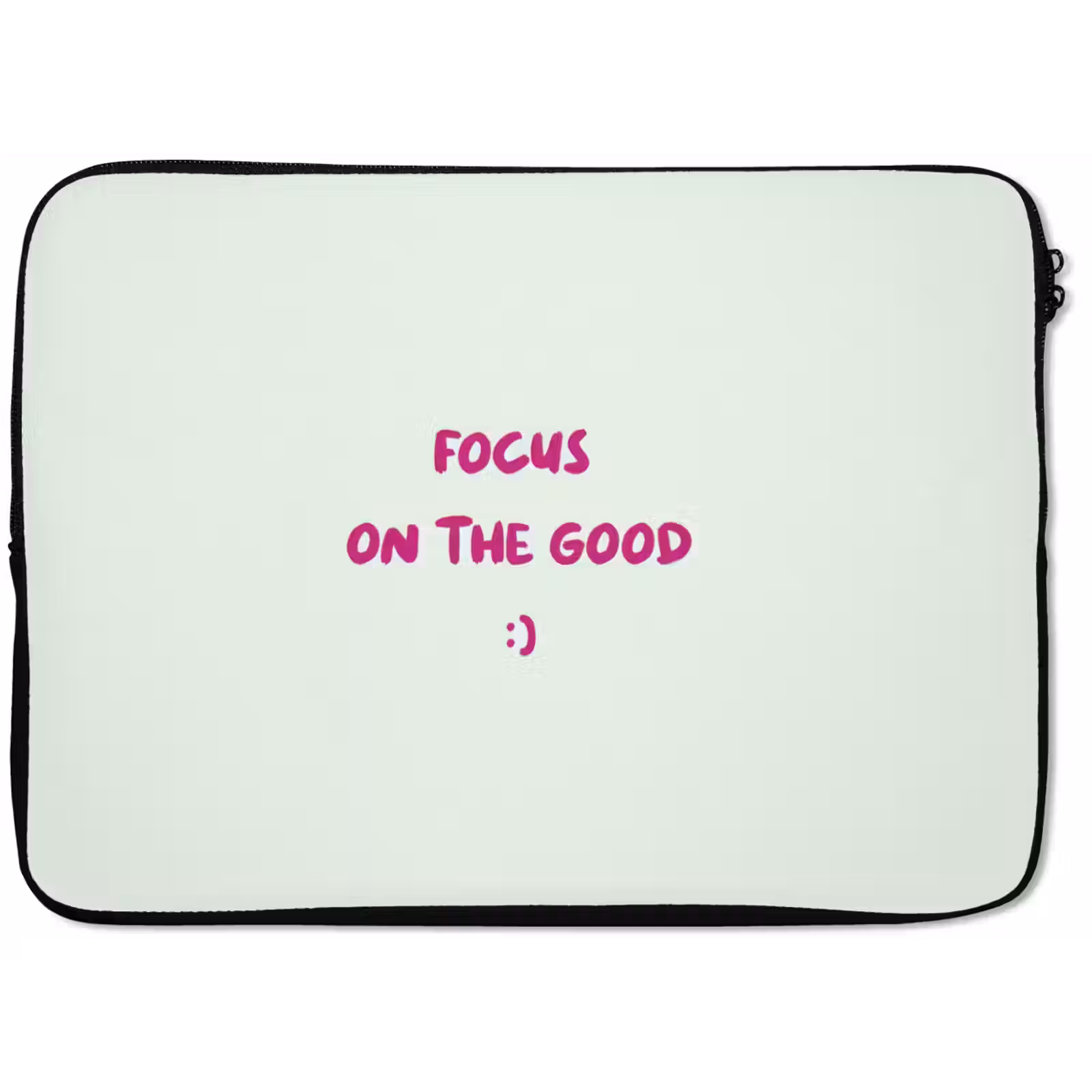 Laptophoes - Focus - Beige - Roze - Smiley — 1