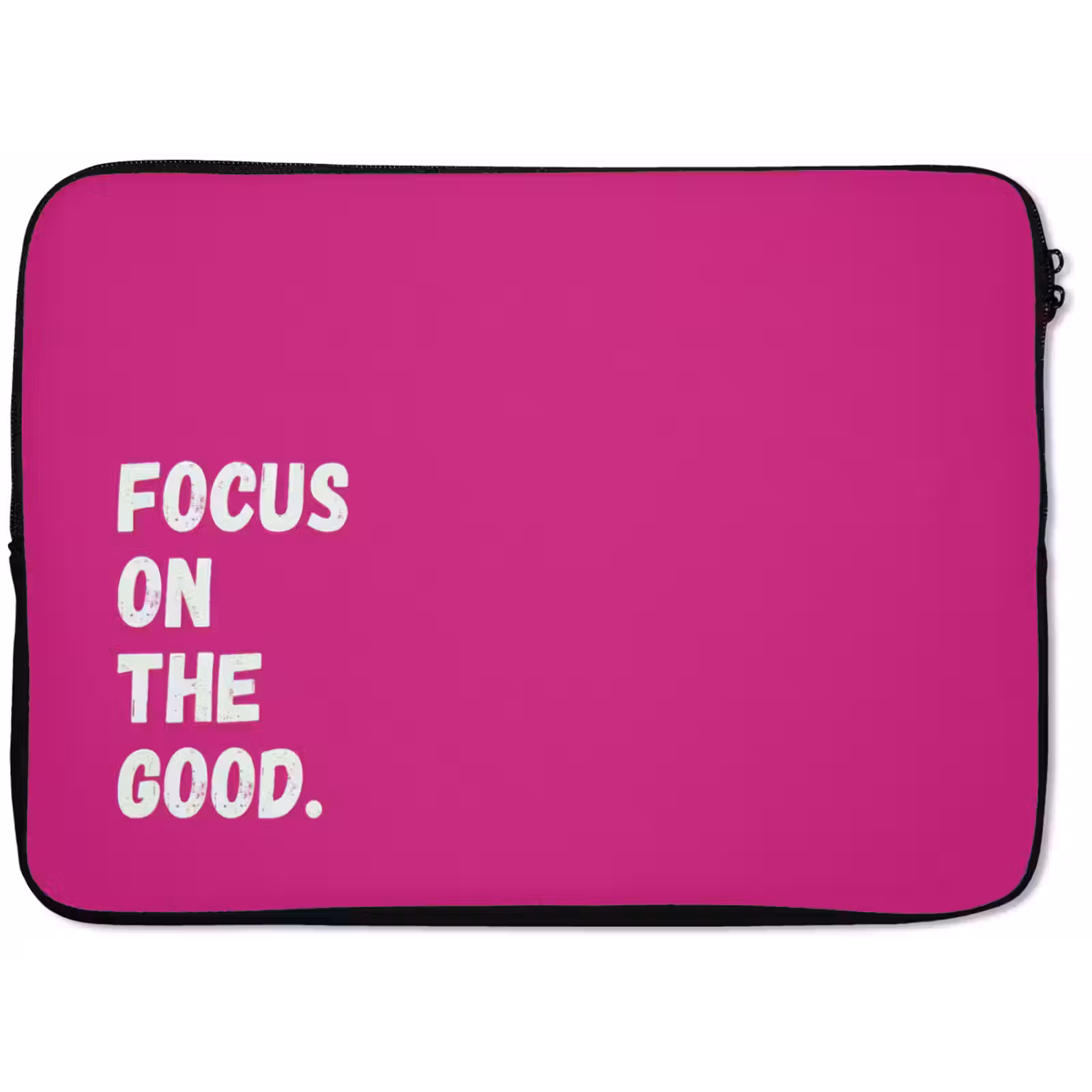 Laptophoes - Focus on the good - Roze - Simple — 1