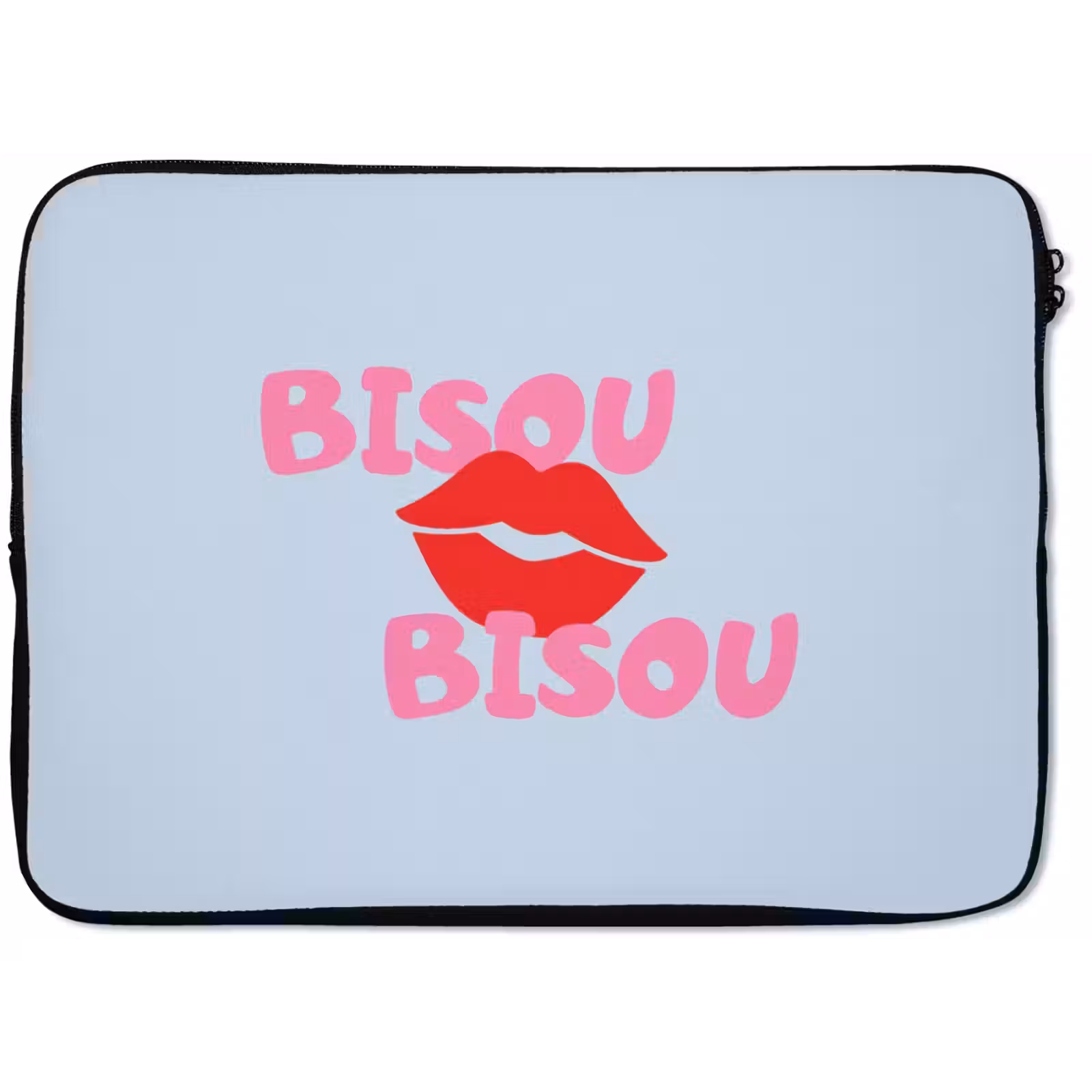 Laptophoes - Lippen - Bisou - Blauw — 1